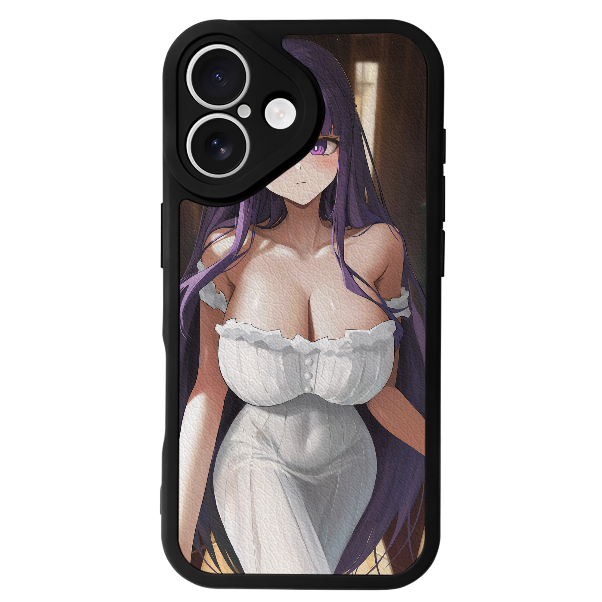 （画像用） 葬送のフリーレン Frieren 【iPhone 16シリーズ対応】シリコンスマホケース（レザー調） 材質：シリコン